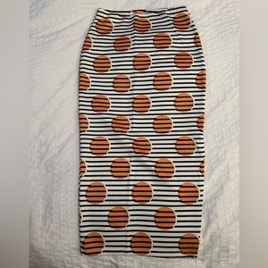 ASOS mid length skirt with slit